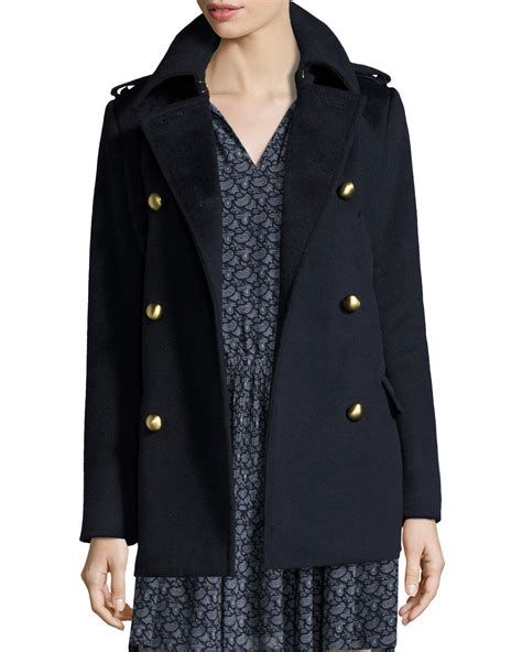 michael kors wool blend peacoat|Wool Blend Peacoat .